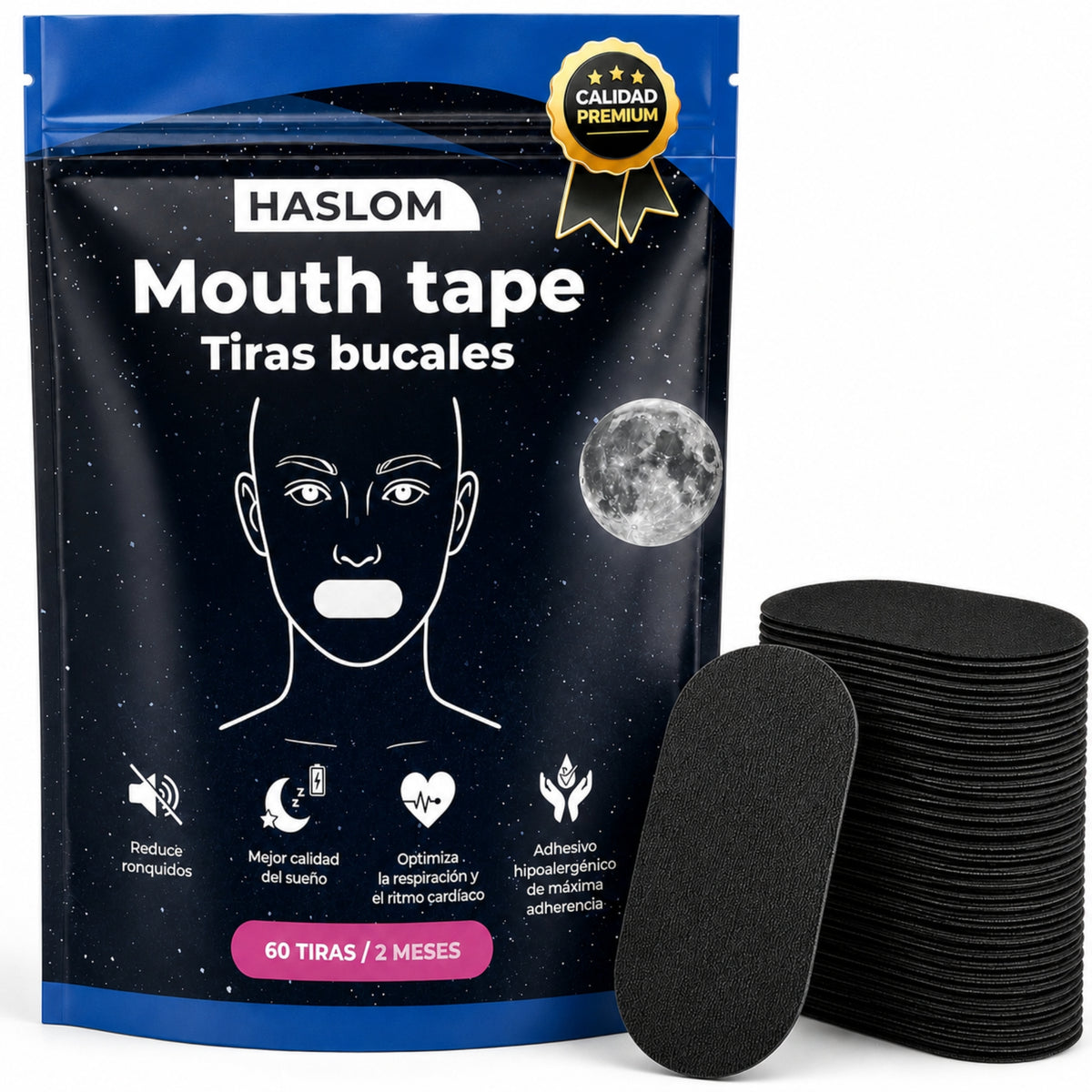 Cinta bucal para dormir HASLOM (mouth tape)