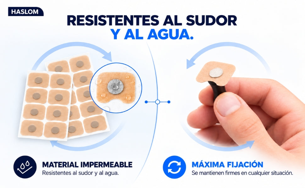 Resistentes al sudor y al agua