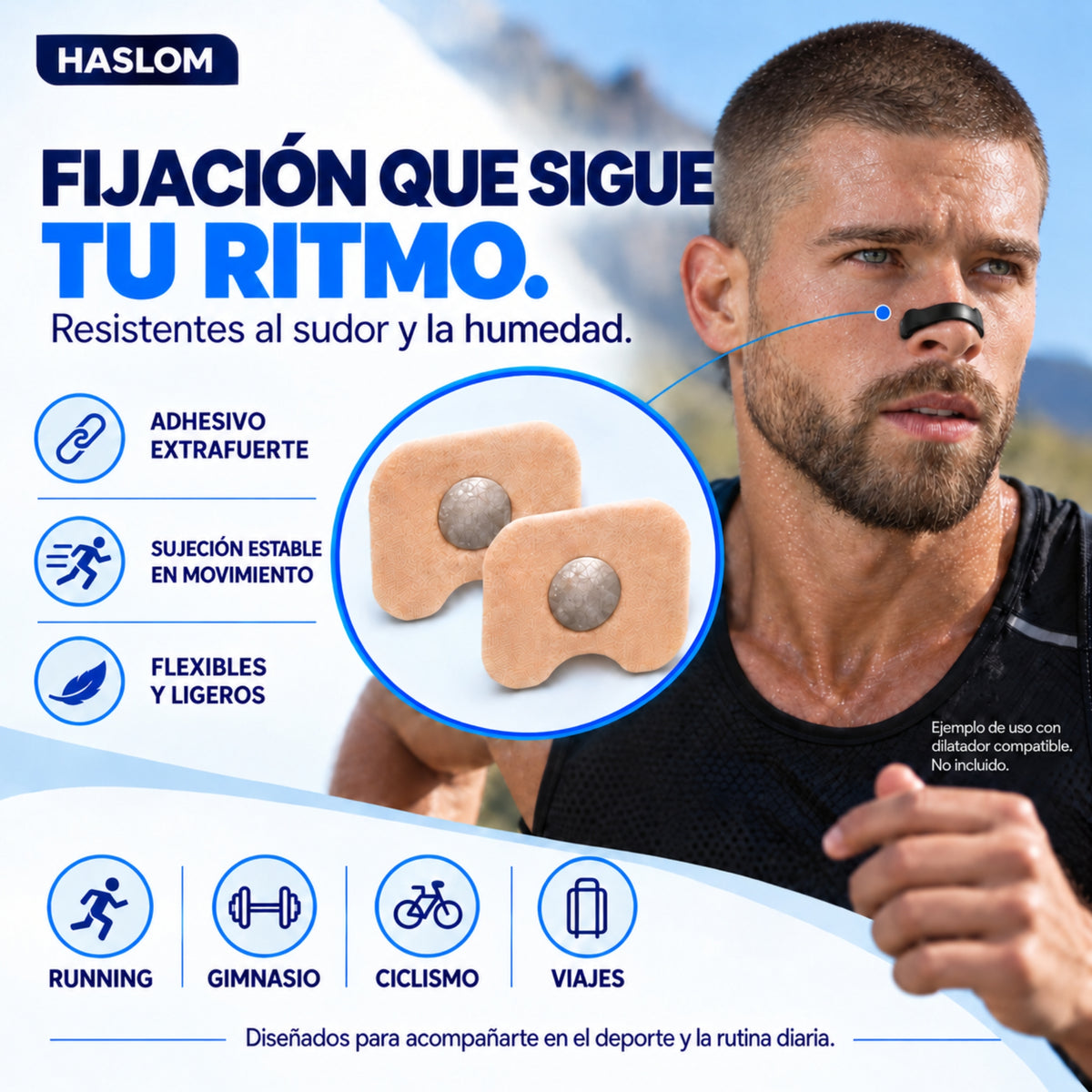 Patches that resist sweat and moisture