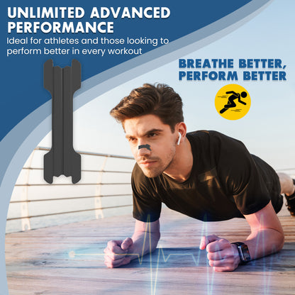 Haslom® Black Performance Nasal Strips - 30 strips