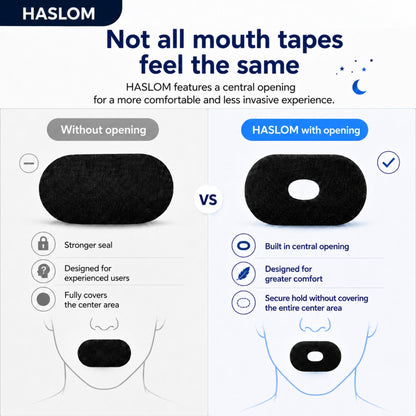 HASLOM mouth tape with a hole to breathe through your nose