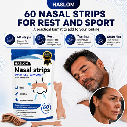 HASLOM nasal strips for rest and sport