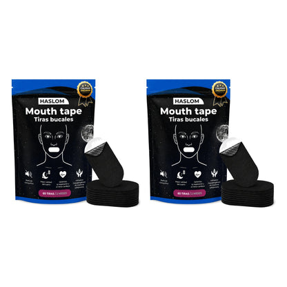 Pack x2 tiras bucales para dormir HASLOM